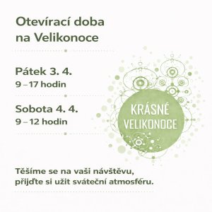 Otevírací doba o Velikonocích